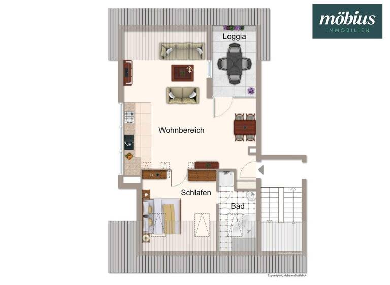 Wohnung zum Kauf 188.000 € 2 Zimmer 58,7 m² 2. Geschoss Bachrain Künzell 36093