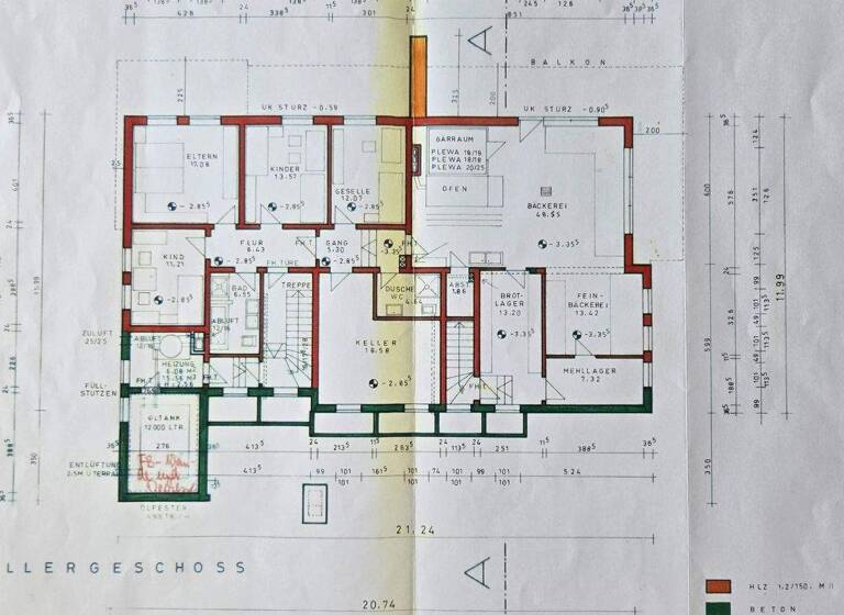 Mehrfamilienhaus zum Kauf 329.000 € 15 Zimmer 1.297 m² Grundstück Kohlbruck Passau 94036