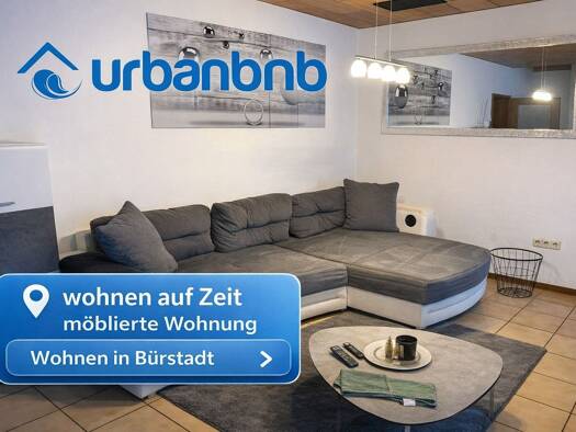 Wohnung zur Miete auf Zeit 1.350 € 2 Zimmer 80 m² frei ab 09.08.2026 Lampertheimer Straße Bürstadt Bürstadt 68642