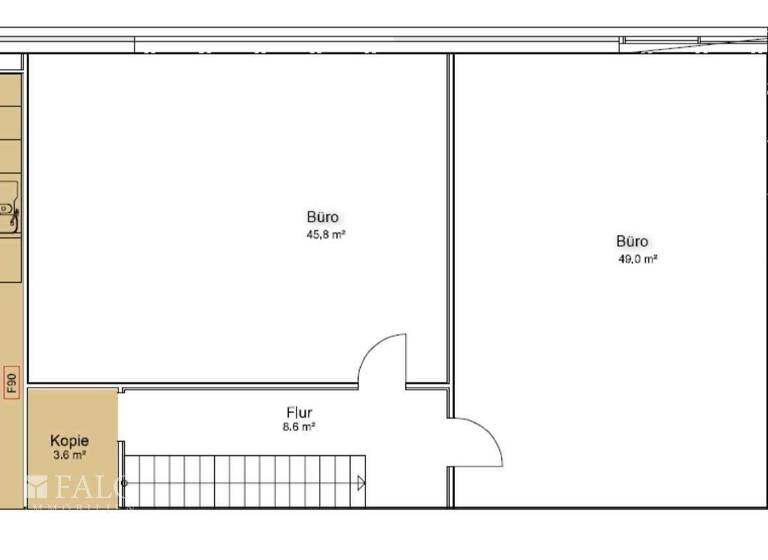 Bürofläche zur Miete provisionsfrei 12 € 280 m² Bürofläche Gräfrath Solingen 42653