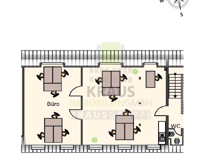 Bürofläche zur Miete provisionsfrei 13 € 93 m²<br/>Bürofläche Wieblingen Heidelberg 69123