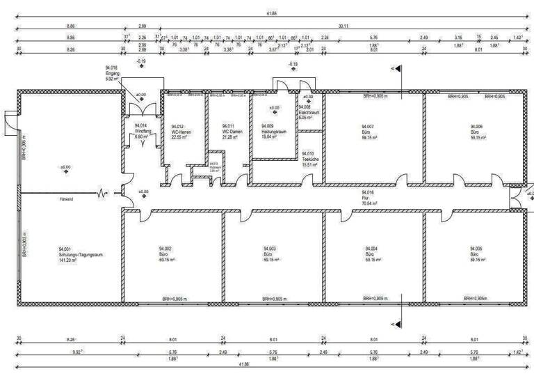 Bürofläche zur Miete provisionsfrei 5,91 € 8 Zimmer 663 m² Bürofläche Steigweg 24 Kitzingen 97318