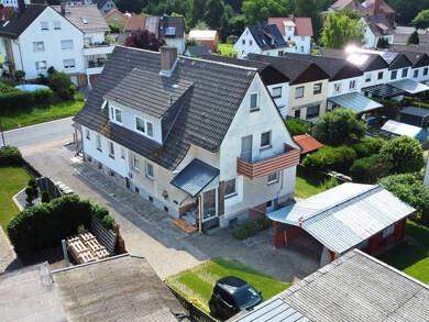 Mehrfamilienhaus zum Kauf 318.000 € 7 Zimmer 202,3 m² 824 m² Grundstück Oberkaufungen Kaufungen / Oberkaufungen 34260