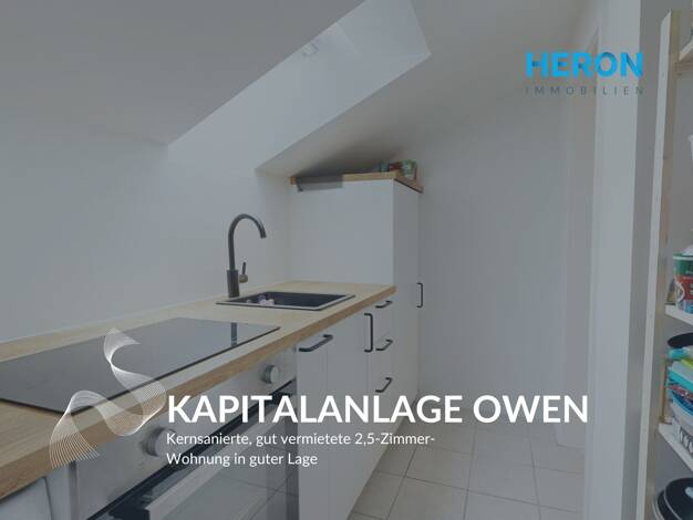 Wohnung zum Kauf 175.000 € 2,5 Zimmer 40 m² Dachgeschoss, 3. Geschoss Owen 73277