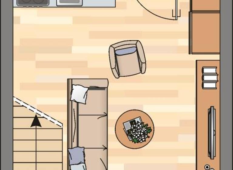 Wohnung zur Miete 299 € 2 Zimmer 36,5 m²<br/>Wohnfläche Dachgeschoss, 2.<br/>Geschoss 01.06.2025<br/>Verfügbarkeit Amerigo-Vespucci-Straße 11 Maadebogen Wilhelmshaven 26389