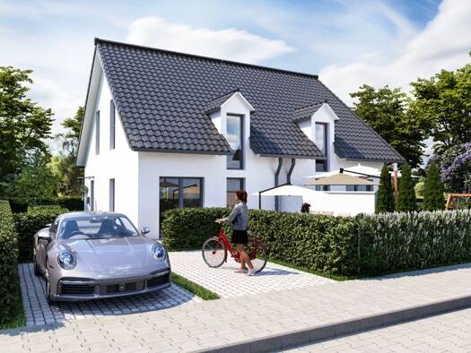 Doppelhaushälfte zum Kauf provisionsfrei 615.000 € 4 Zimmer 108 m² 290 m² Grundstück Otto-Baumann-Straße Schwabelweis Regensburg-Schwabelweis 93055