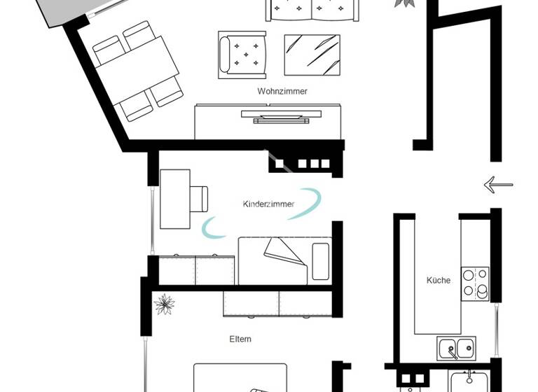 Wohnung zum Kauf 135.000 € 3 Zimmer 67,9 m² Gaildorf 74405
