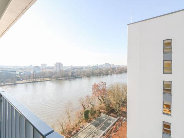 Wohnung zur Miete - Erstbezug 1.611 € 2 Zimmer 70 m² 9. Geschoss frei ab 01.01.2026 Gutleutstraße 289 Gutleutviertel Frankfurt-Gutleutviertel 60327