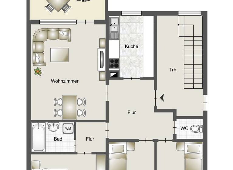 Wohnung zum Kauf 279.000 € 4 Zimmer 79,4 m² Metzingen 72555