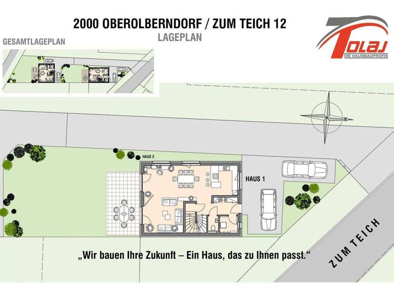 Einfamilienhaus zum Kauf - Erstbezug provisionsfrei 495.700 € 4 Zimmer 123 m² 350 m² Grundstück Stockerau 2000