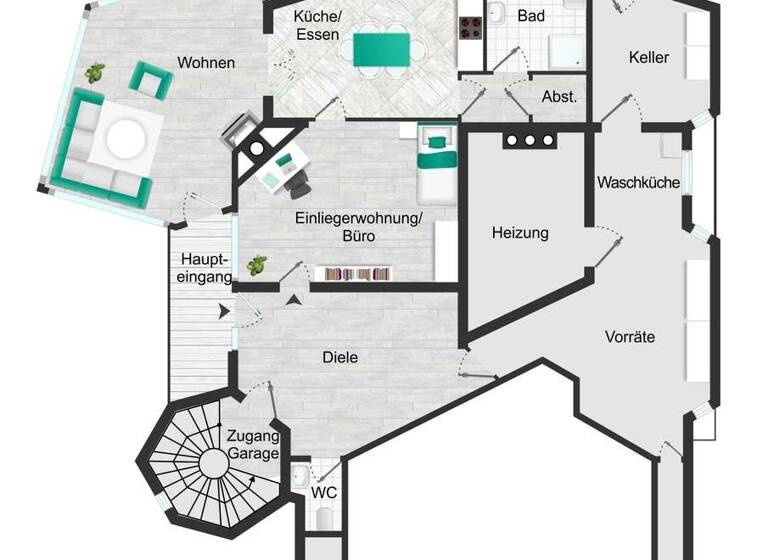 Haus zum Kauf 1.310.000 € 7 Zimmer 340 m² 877 m² Grundstück Wisserswandstraße 34 Waldkirch 79183