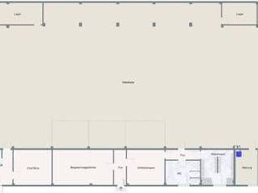 Lagerhalle zur Miete provisionsfrei 1.370 m² Lagerfläche teilbar von 400 m² bis 1.370 m² Oberasbacher Str. Altenberg Oberasbach 90522
