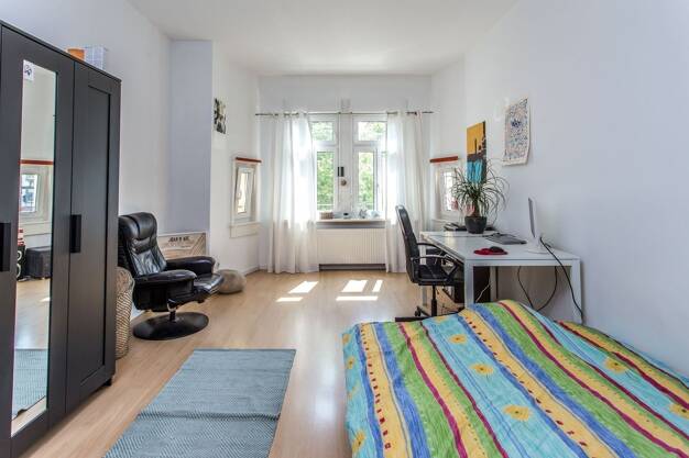 WG-Zimmer zur Miete Wohnen auf Zeit 610 € 17 m² 1. Geschoss frei ab 30.06.2025 Bornheim Frankfurt am Main 60389