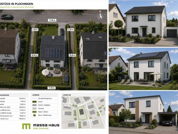 Einfamilienhaus zum Kauf provisionsfrei 682.900 € 6 Zimmer 170 m² 510 m² Grundstück Plochingen 73207