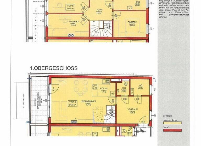Maisonette zur Miete 1.220 € 4 Zimmer 94,9 m² 1. Geschoss Hohenegger Straße Hafnerbach 3386