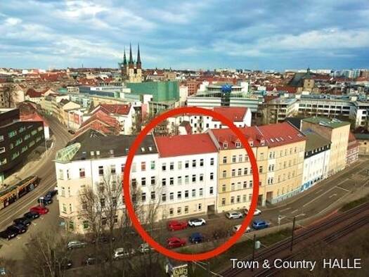 Wohnung zur Miete 496 € 2 Zimmer 61 m² 1. Geschoss Innenstadt Halle 06108