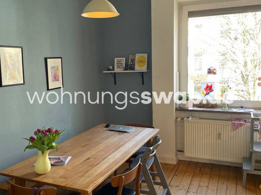 Wohnung zur Miete Tauschwohnung 1.100 € 3 Zimmer 75 m² 2. Geschoss Hoheluft-West Eimsbüttel 20253