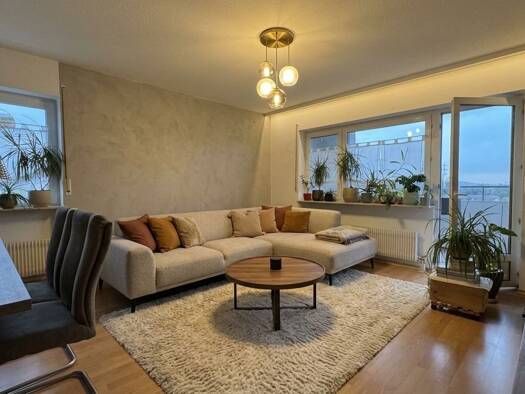 Wohnung zur Miete 750 € 2 Zimmer 62,6 m² 7. Geschoss frei ab 01.12.2026 In den Wingerten 1 Wixhausen Darmstadt 64291