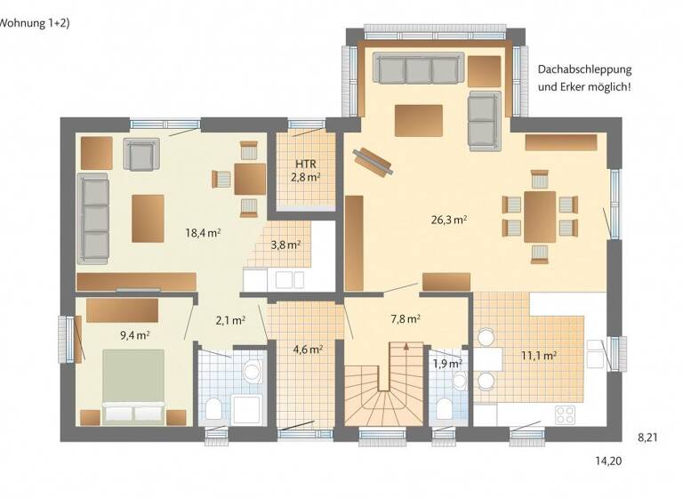 Mehrfamilienhaus zum Kauf provisionsfrei 1.024.270 € 5 Zimmer 175 m²<br/>Wohnfläche 839 m²<br/>Grundstück Eller Düsseldorf 40229