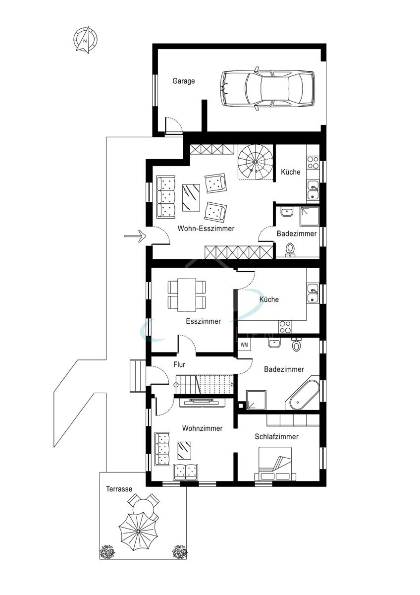 Einfamilienhaus zum Kauf 259.000 € 7 Zimmer 174,6 m²<br/>Wohnfläche 555 m²<br/>Grundstück Michelfeld Michelfeld 74545