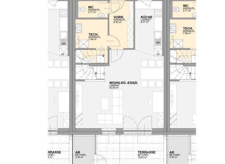 Reihenmittelhaus zur Miete 1.261 € 4 Zimmer 111,8 m² Lanzenkirchen 2821