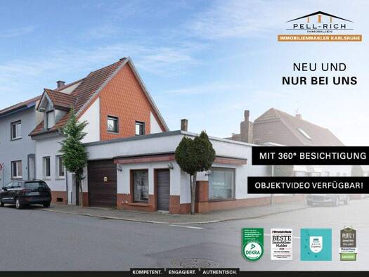 Haus zum Kauf 385.000 € 8 Zimmer 266 m² 566 m² Grundstück Oberhausen Oberhausen-Rheinhausen 68794