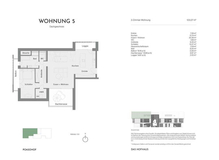 Wohnung zum Kauf - Erstbezug provisionsfrei 940.000 € 2 Zimmer 103,1 m² 2. Geschoss Piesenkam Waakirchen 83666