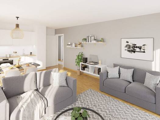 Wohnung zum Kauf - Erstbezug provisionsfrei 369.900 € 4 Zimmer 100 m² 2. Geschoss frei ab sofort Kleiner Warnowdamm 1e Groß Klein Rostock 18109