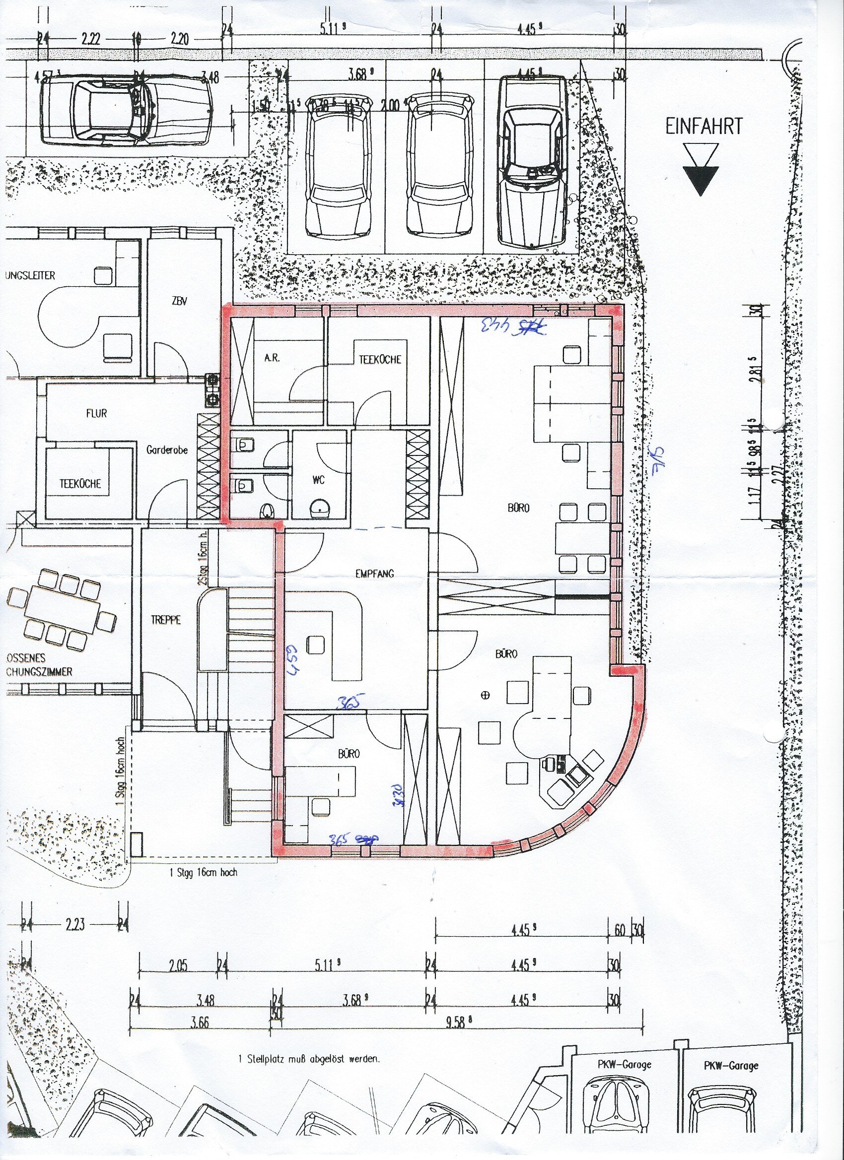 Bürofläche zur Miete 1.254 € 4 Zimmer 114 m²<br/>Bürofläche Boxdorfer Hauptstr. 2 Boxdorf Nürnberg 90427