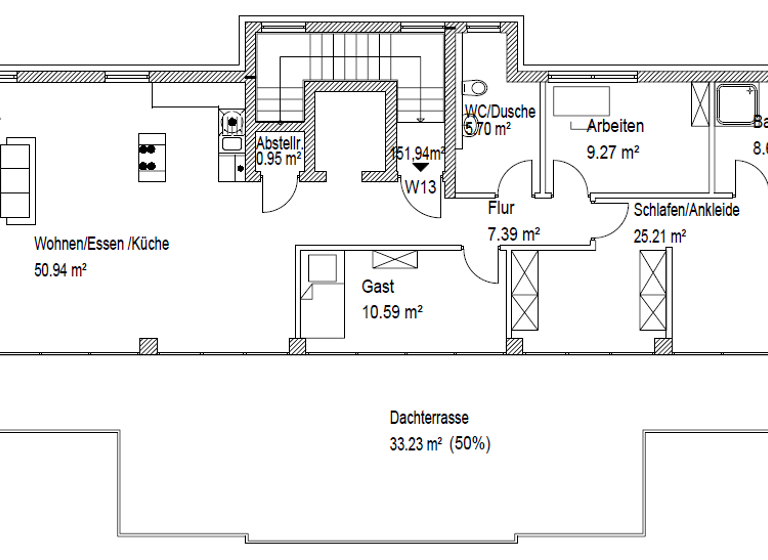 Penthouse zum Kauf 789.000 € 4 Zimmer 151,9 m² 2. Geschoss Harleshausen Kassel 34128