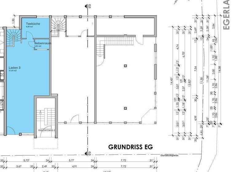 Laden zur Miete 975 € 57 m² Verkaufsfläche Prießnitzweg 2a Gartenberg Geretsried 82538