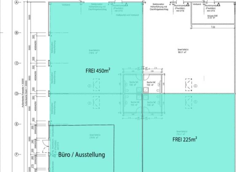 Büro zur Miete provisionsfrei 7 € 6 Zimmer 450 m² Bürofläche Zur Alten Elektrowärme Coswig 01640