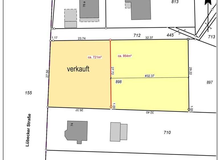 Grundstück zum Kauf 390.000 € 954 m² Grundstück Ahrensburg 22926