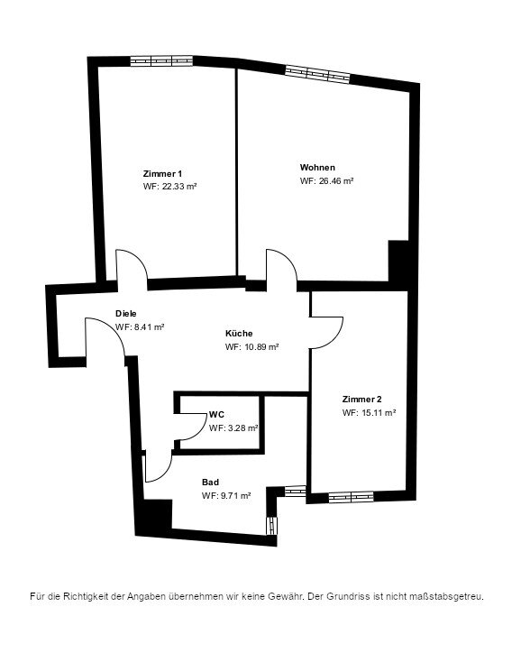 Wohnung zum Kauf provisionsfrei 1.296.000 € 3 Zimmer 96,2 m²<br/>Wohnfläche Neuschwabing München 80796