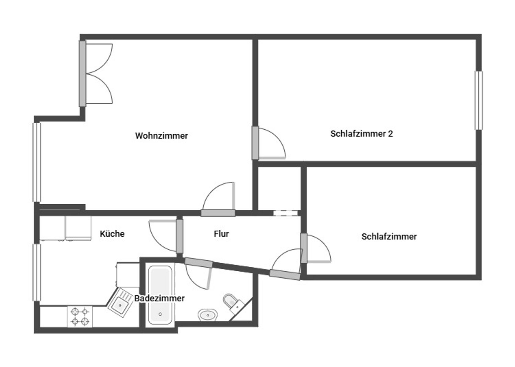 Wohnung zum Kauf 257.000 € 3 Zimmer 63 m²<br/>Wohnfläche EG<br/>Geschoss Himpfelshof Nürnberg 90429