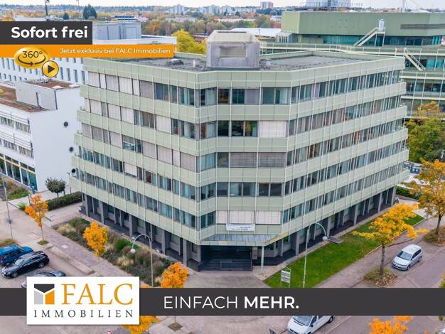 Bürofläche zur Miete 12,50 € 17 Zimmer 603 m² Bürofläche Steinhäuserstraße 20 Südweststadt Karlsruhe 76135