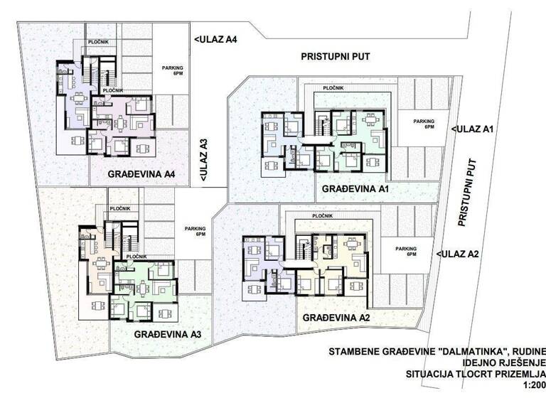 Wohnung zum Kauf 241.640 € 4 Zimmer Kastela 21213