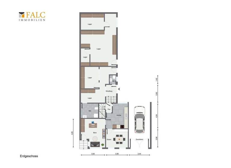 Reihenendhaus zum Kauf provisionsfrei 175.000 € 7 Zimmer 162,7 m² 466 m² Grundstück Waldorf 53498