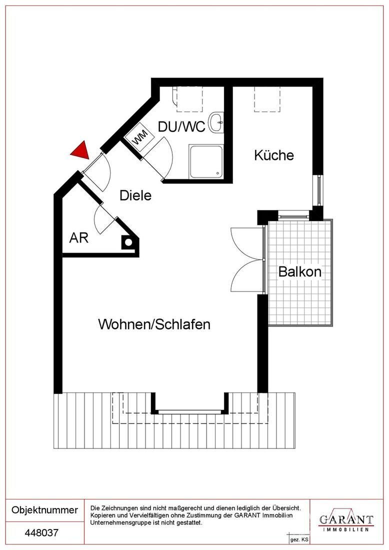 Wohnung zum Kauf 106.000 € 1,5 Zimmer 53 m²<br/>Wohnfläche 1.<br/>Geschoss Rexingen Horb am Neckar 72160