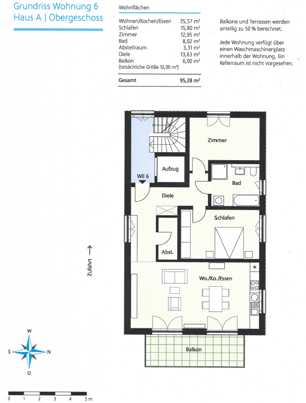 Wohnung zur Miete 1.140 € 3 Zimmer 95,3 m²<br/>Wohnfläche 1.<br/>Geschoss ab sofort<br/>Verfügbarkeit Römerstraße 6a Steinenbrück Overath 51491