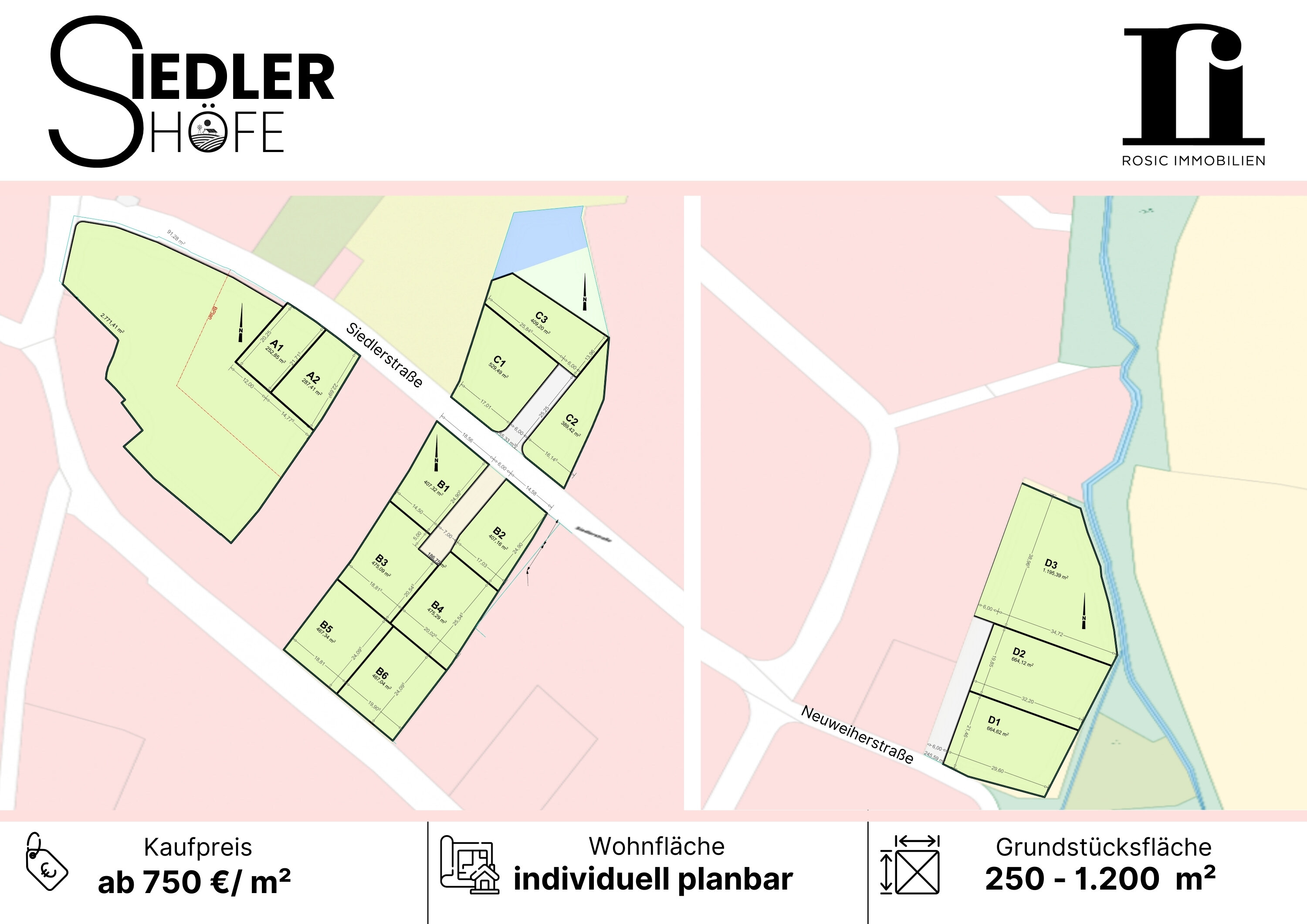 Grundstück zum Kauf provisionsfrei 305.370 € 407,2 m²<br/>Grundstück Siedlerstraße Igelsdorf Baiersdorf 91083