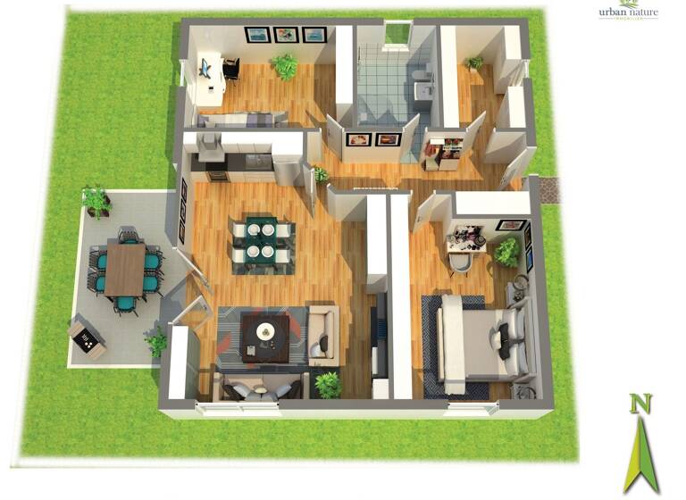 Bungalow zum Kauf 322.500 € 3 Zimmer 91,8 m² 1.342 m² Grundstück Hanshagen Kröpelin 18236