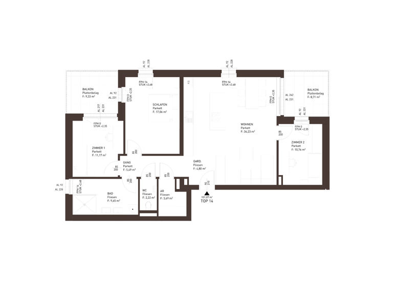 Wohnung zum Kauf - Erstbezug 792.000 € 4 Zimmer 101,1 m² Altmünster 4813