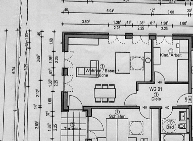 Terrassenwohnung zur Miete 1.084 € 3 Zimmer 80 m² Geschoss EG/3 frei ab sofort Hildegardstraße 5 Rhede 46414