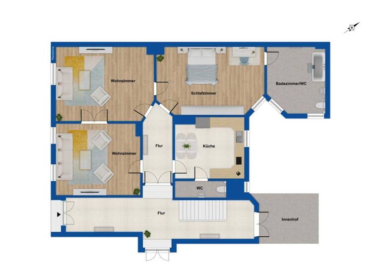 Wohnung zum Kauf 85.000 € 5 Zimmer 120 m² Schönebeck Schönebeck (Elbe) 39218