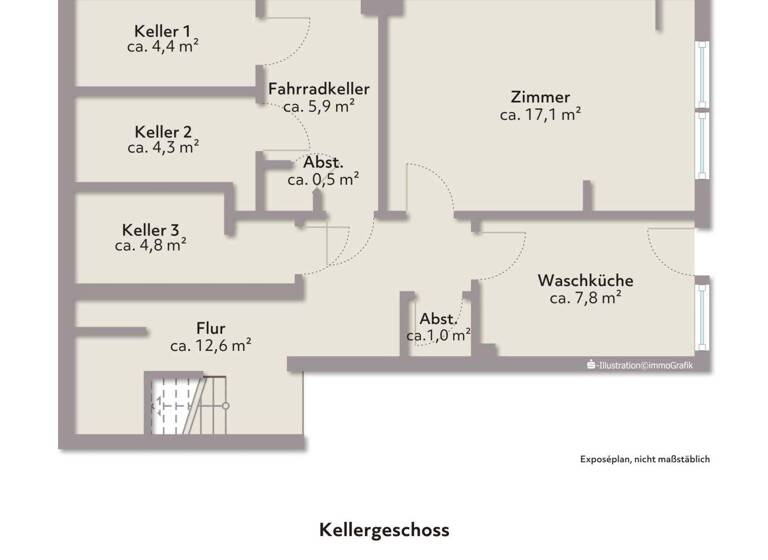 Mehrfamilienhaus zum Kauf als Kapitalanlage geeignet 360.000 € 7 Zimmer 166 m² 112,5 m² Grundstück Buntentor Bremen 28201