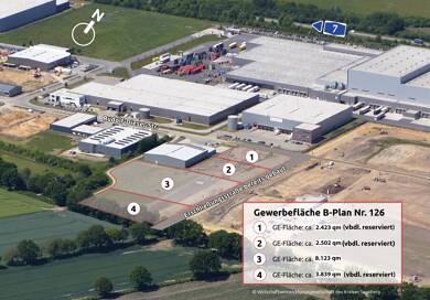 Gewerbegrundstück zum Kauf provisionsfrei 8.000 m² Grundstück Heideweg Henstedt-Ulzburg 24558