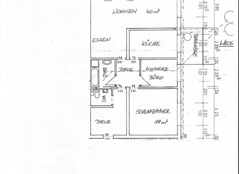 Terrassenwohnung zur Miete 650 € 3 Zimmer 100,6 m² Geschoss -1/2 frei ab sofort Brüggeberger Straße 8 Nienhagen Staufenberg 34355