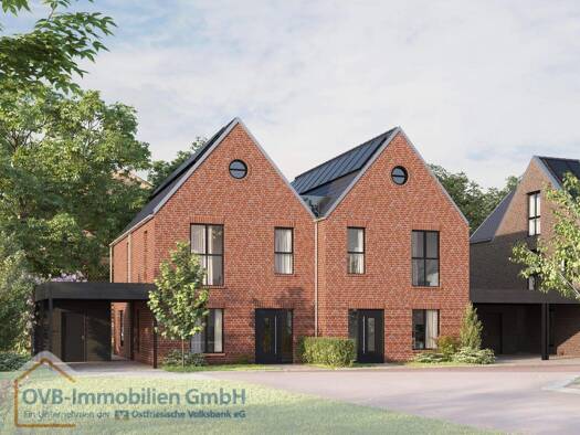 Doppelhaushälfte zum Kauf - Erstbezug provisionsfrei 375.000 € 5 Zimmer 109 m² 218 m² Grundstück Leer 26789