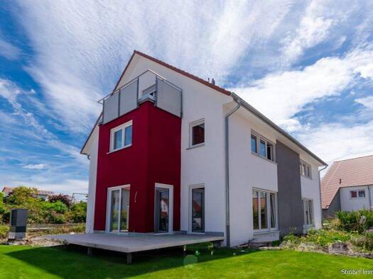 Doppelhaushälfte zum Kauf 514.000 € 6 Zimmer 156,7 m² 300,5 m² Grundstück Funkstattweg Rothenburg Rothenburg ob der Tauber 91541